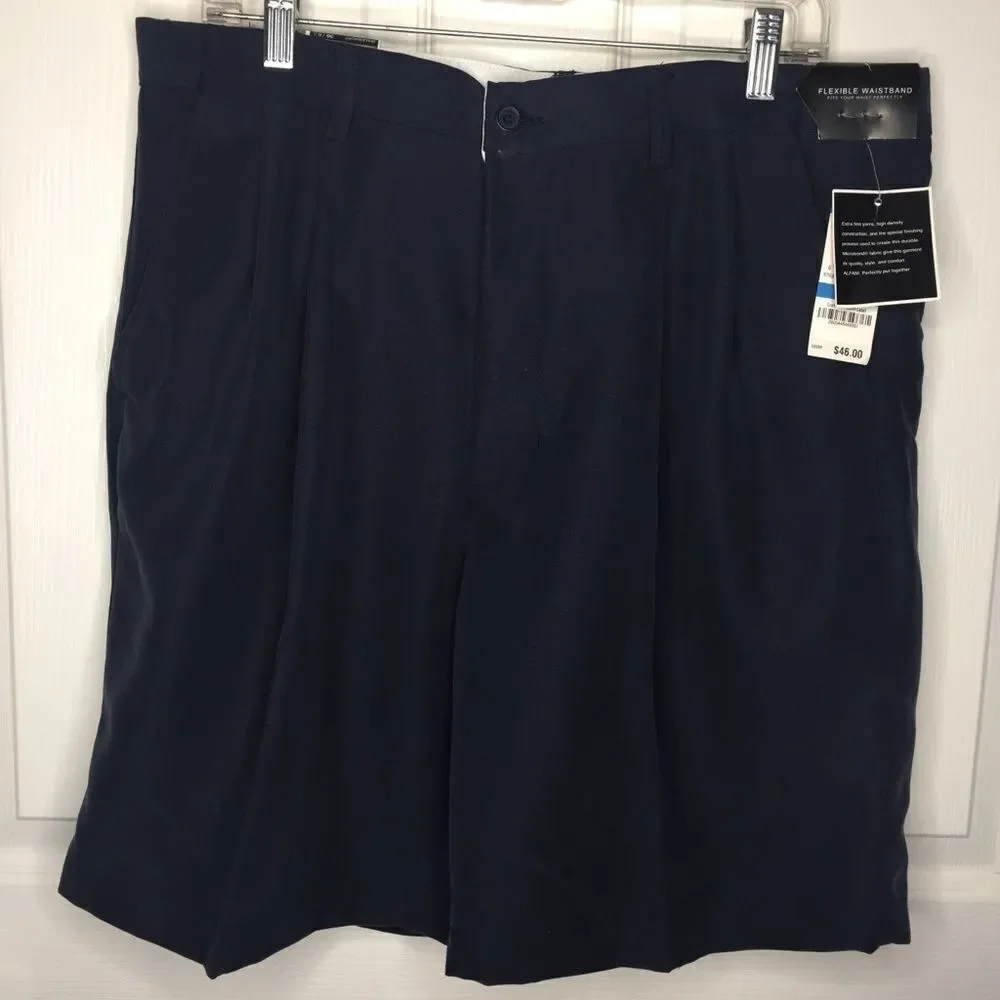Alfani Walkshort Navy Flexible Waistband